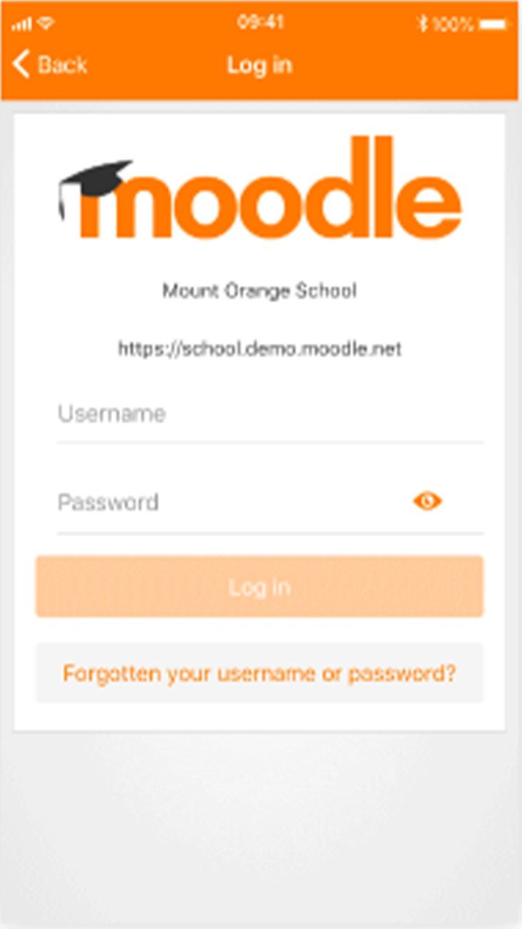 Moodle App Login