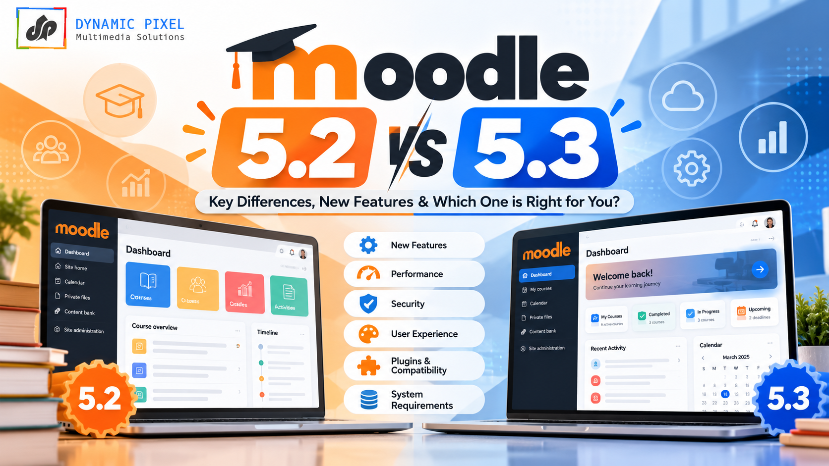 Moodle 5.2 vs 5.3
